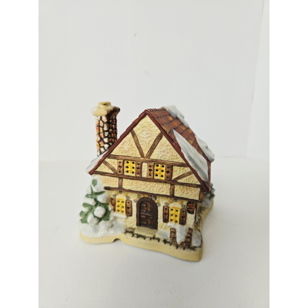 Vintage Hummel Goebel Village Bakery light up house no cord cottage Christmas - Picture 3 of 5